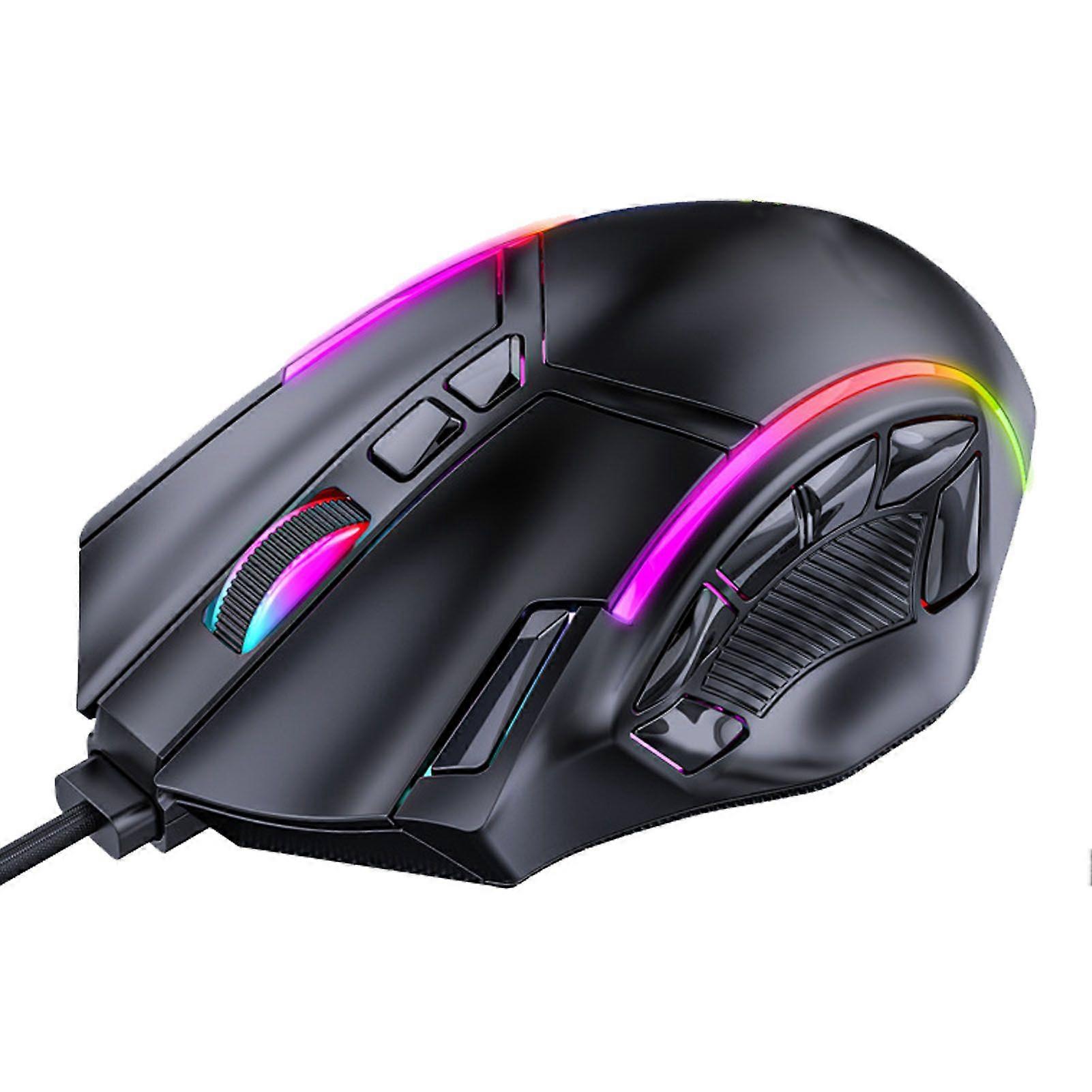 Gaming Mouse RGB Wired 12800DPI 12 Keys Macro Definition Computer Replacement Accessories