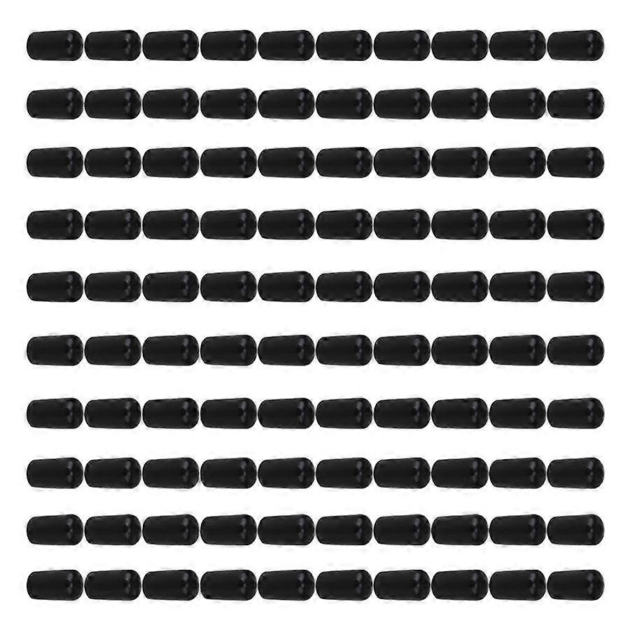 Soft End Blanking Caps 100pcs 12mm Pipe Stop Cover Rubber