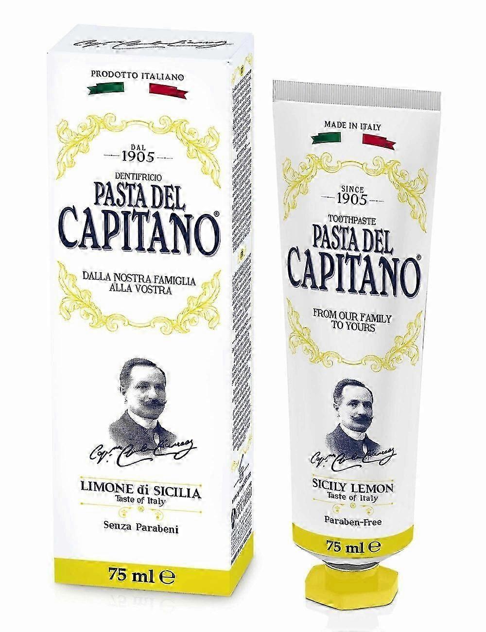 Pasta Del Capitano 1905 Toothpaste (75ml) - Sicily Lemon