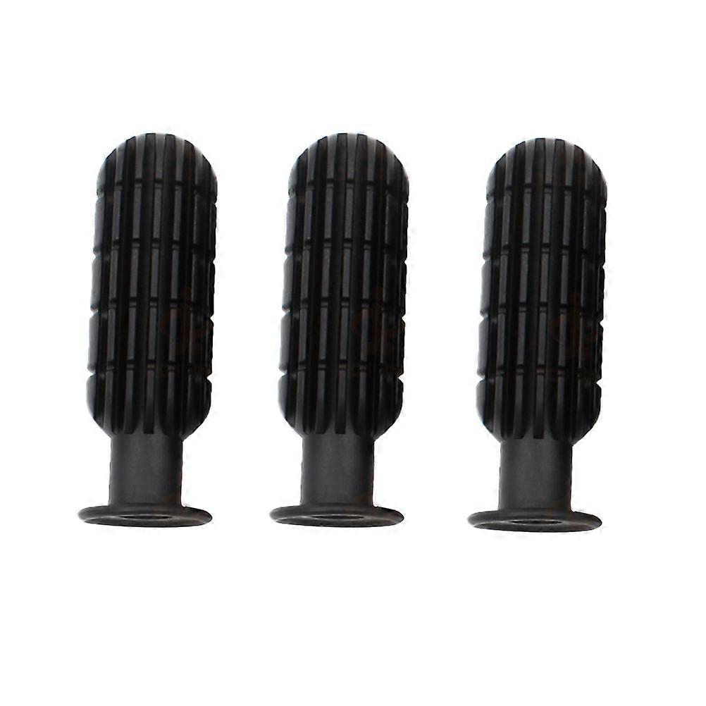 Table Football Handle Plastic Soccer Handle Replacement Part for Table Football Gameplay Black 8Pack
