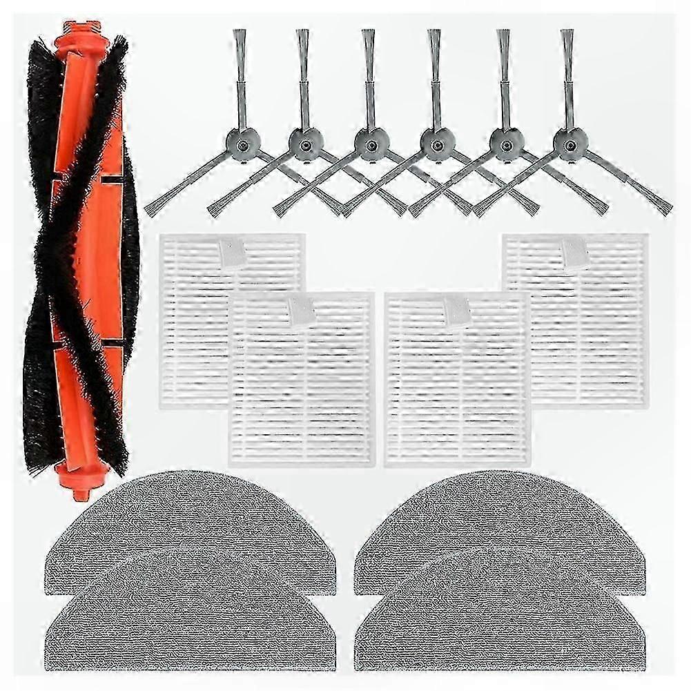 Replacement Main Side Brush, HEPA Filter, and Mop Cloth for V8 Pro Robot Vacuum Cleaner Accessories