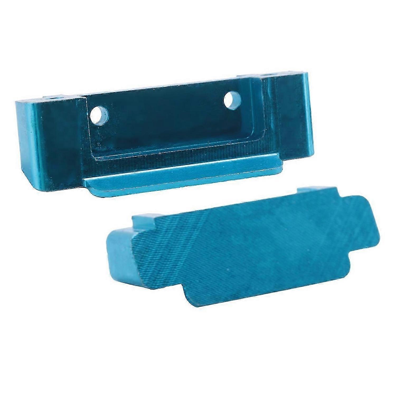 2Pcs Upgrade Spare Rc Car Parts Front Rear Bumper,Blue