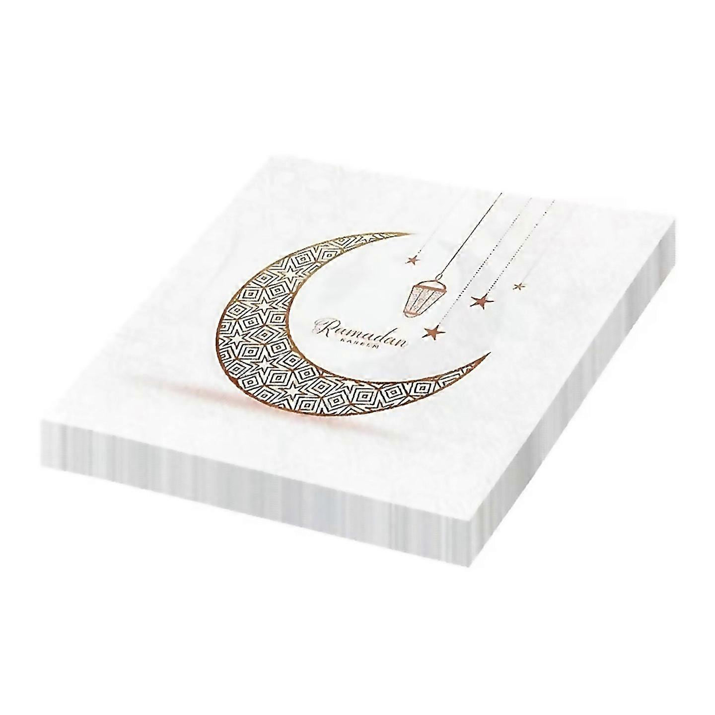 Pour 120pcs Ramadan Serviettes pour la table à manger