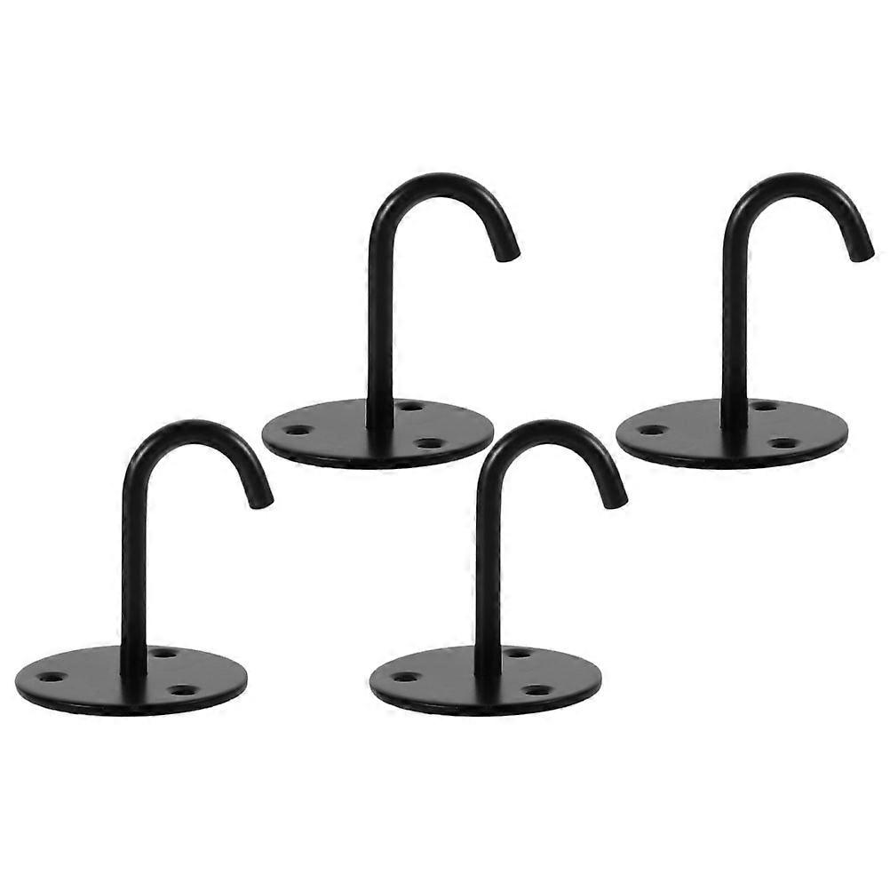 Black Ceiling Hooks Swag Toggle Ceiling Hook for Home Organizing 4Pcs