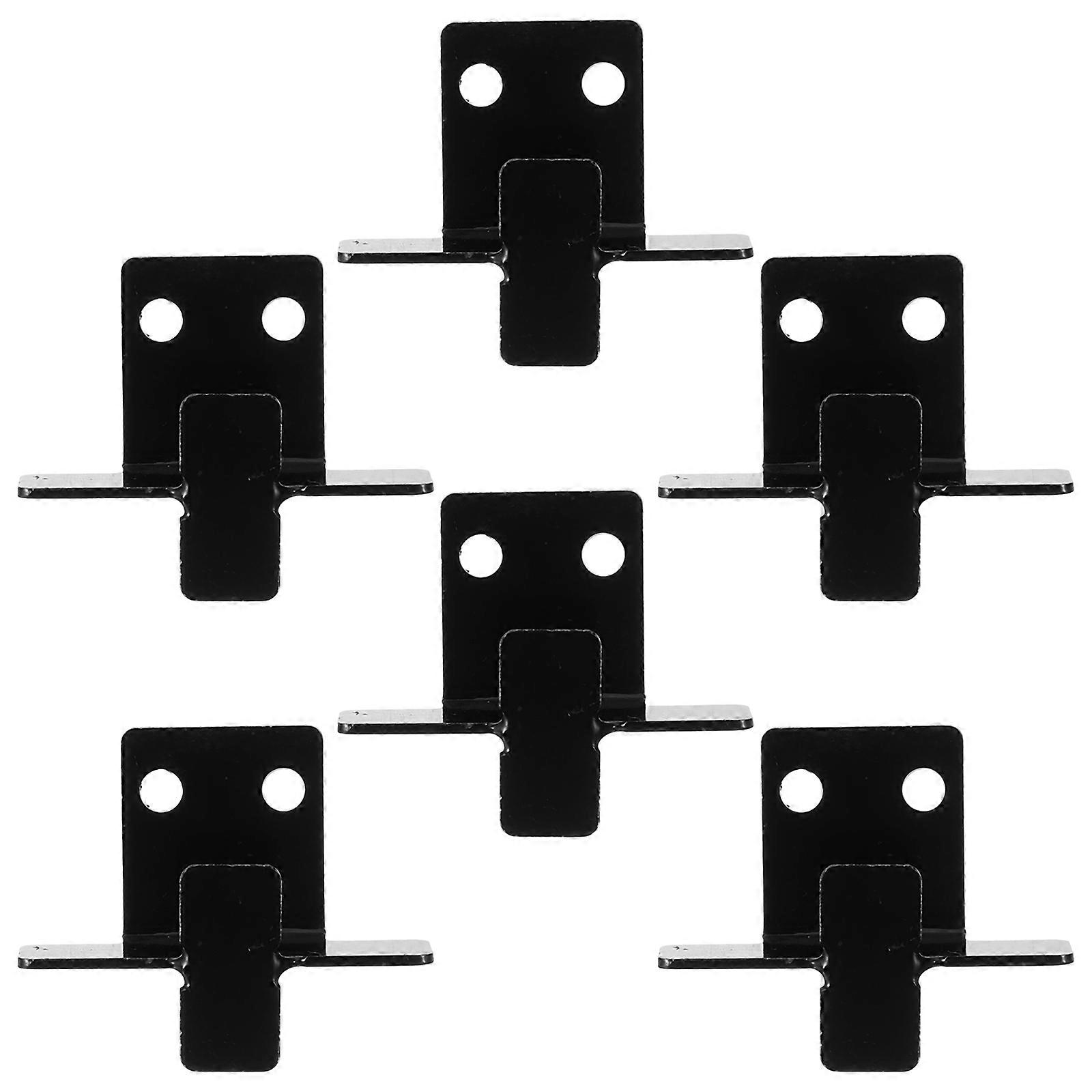 Wall Display Hanger Mirror Bracket for Frameless Mirror 6Pcs Utility Hook