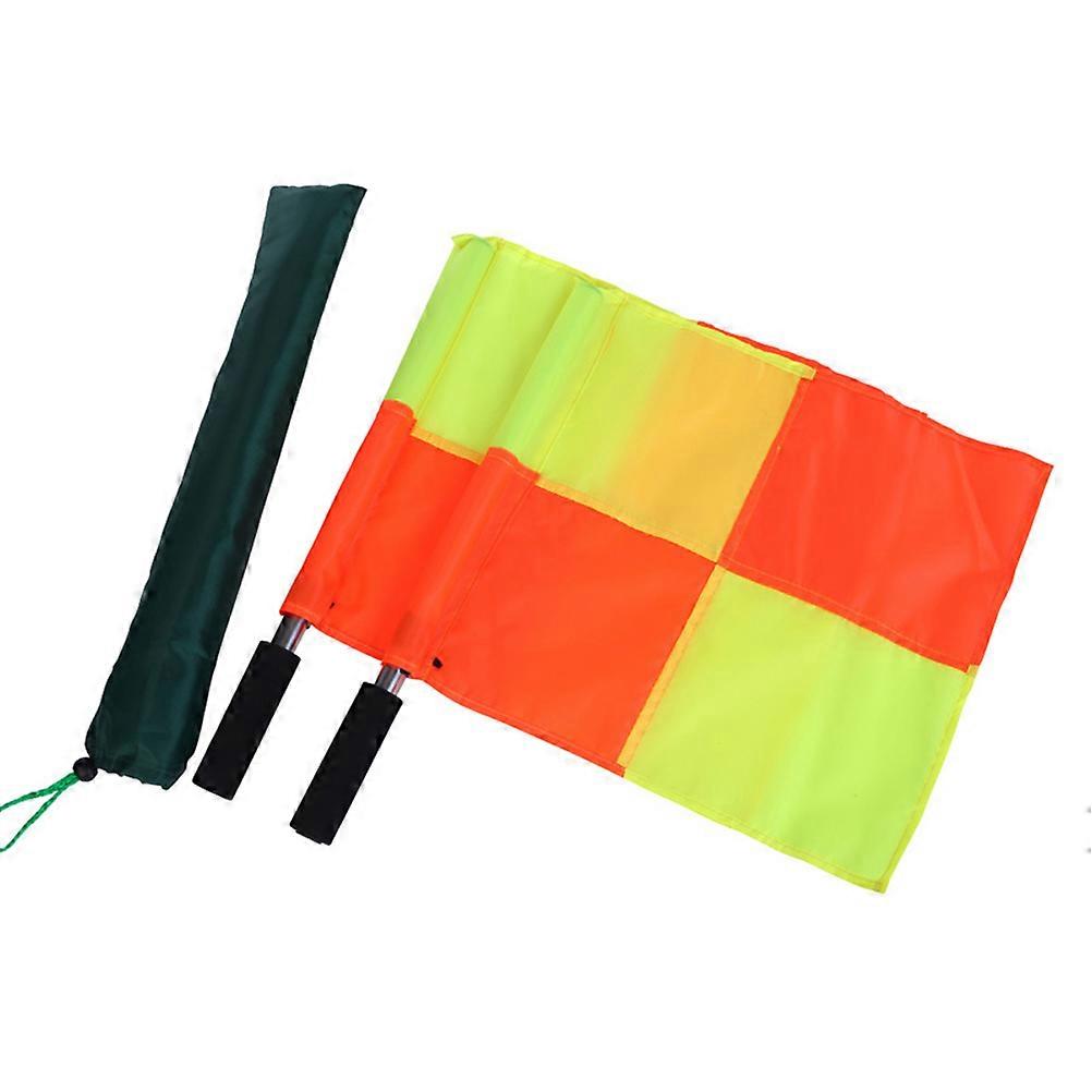 Waving Flag Match Referee Flag for Hand Signal 4Pcs Waterproof Flags