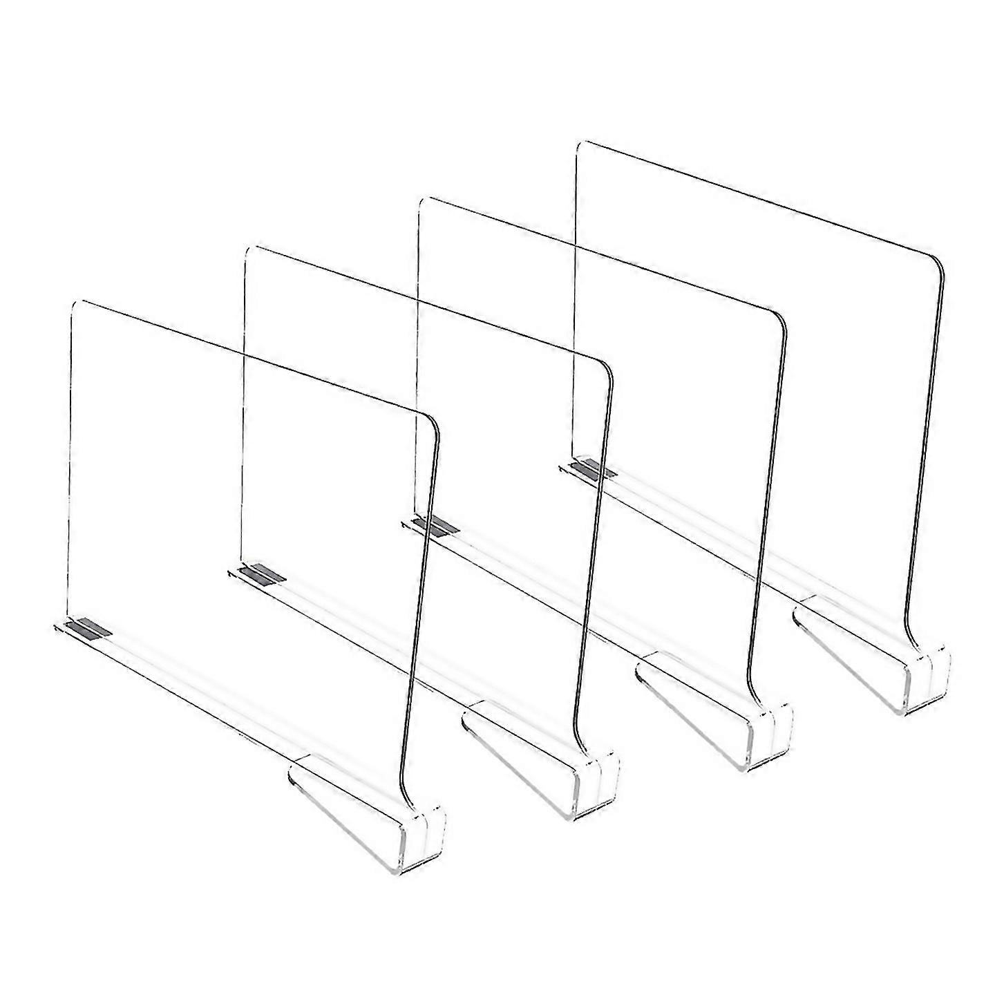 For Transparent Shelf Dividers For Closet Organization 4