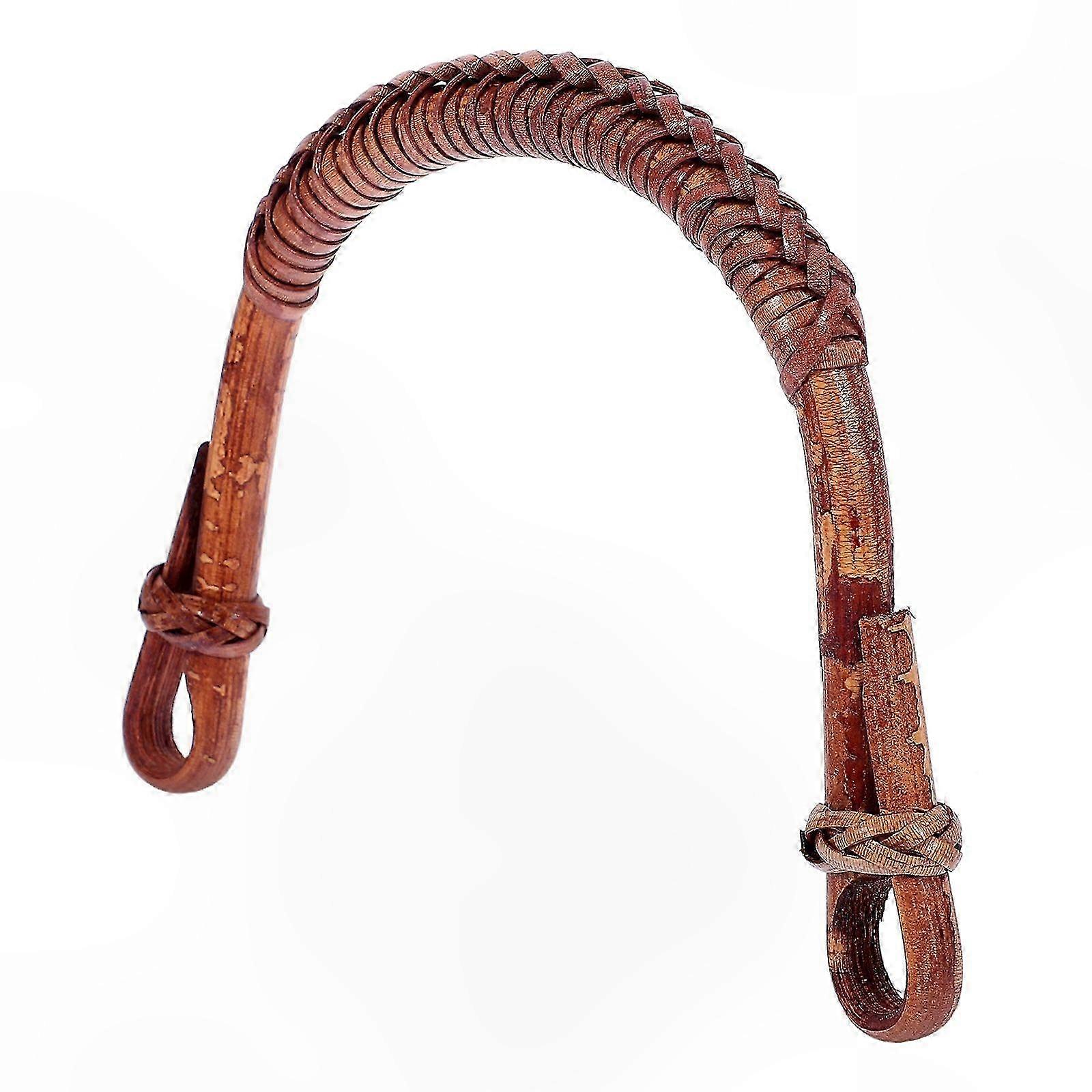 Rattan U-Shape Replacement Handle for Ceramic Teapots, Stovetop Kettle, Pottery Tea Pots, Water Bottles, Japanese Style Wire Handle