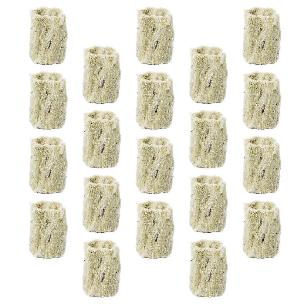 Wool Grow Cubes Grow Blocks for Planting 80Pcs Hydroponics Kit Light Green