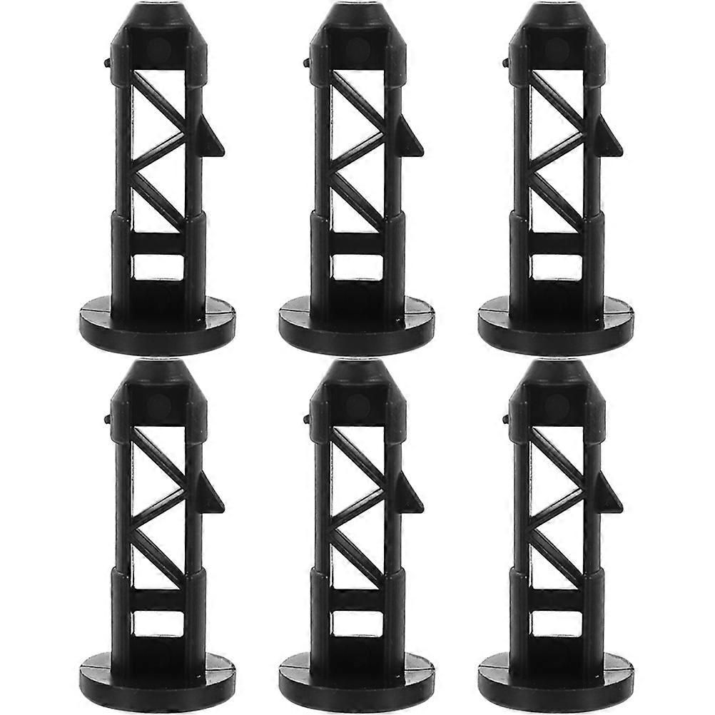 Plastic Latch 12 Pcs Rectangular Trash Can Latch Ideal For Waste Management Outdoor Use Functional Tool