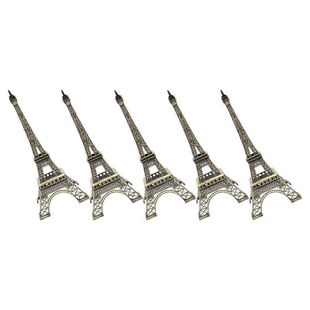 Eiffel Tower Alloy Figurine Model for Decoration 15Pcs Travel Souvenir