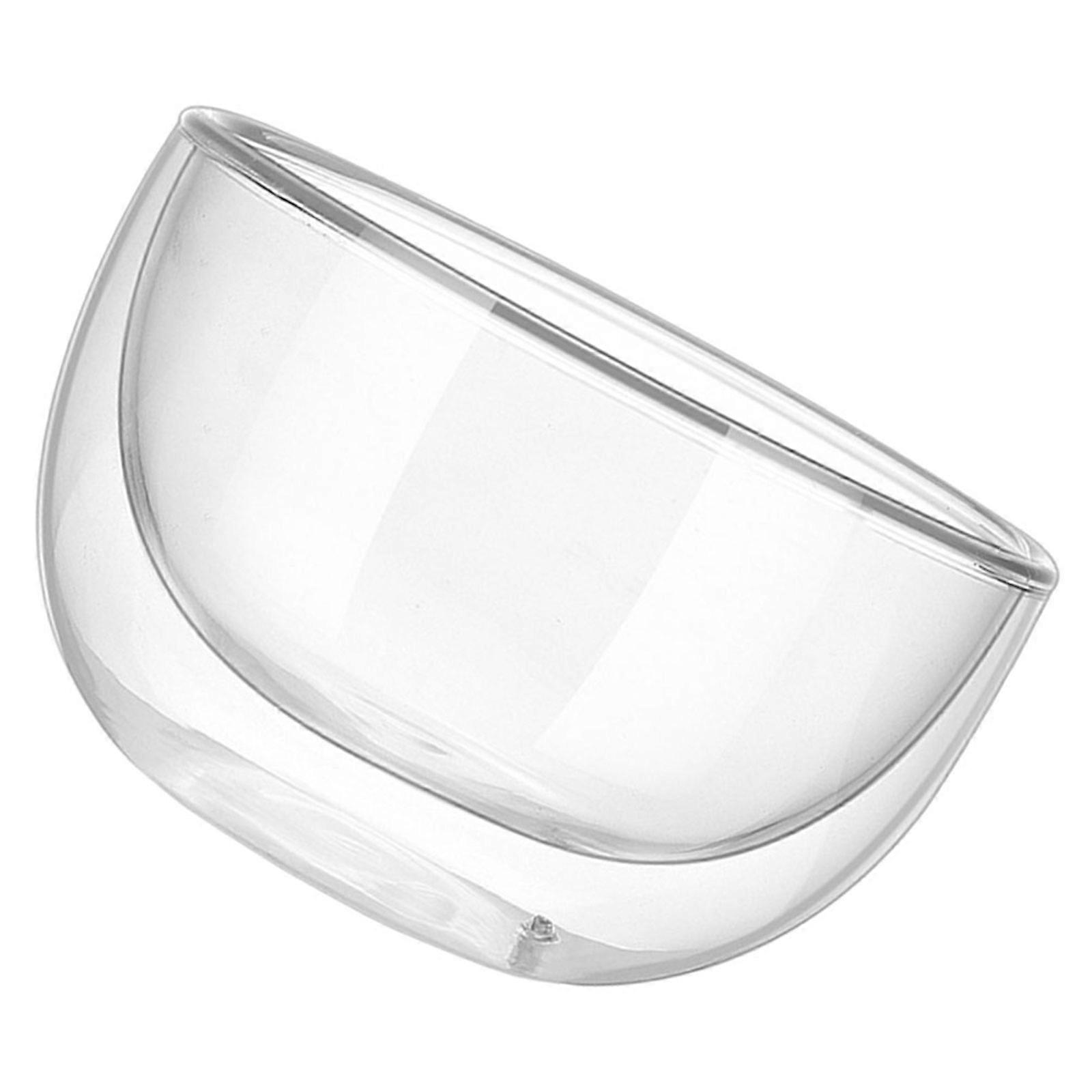 Transparent Tableware Bowl for Fruit Salad Use 4Pcs Clear Bowls