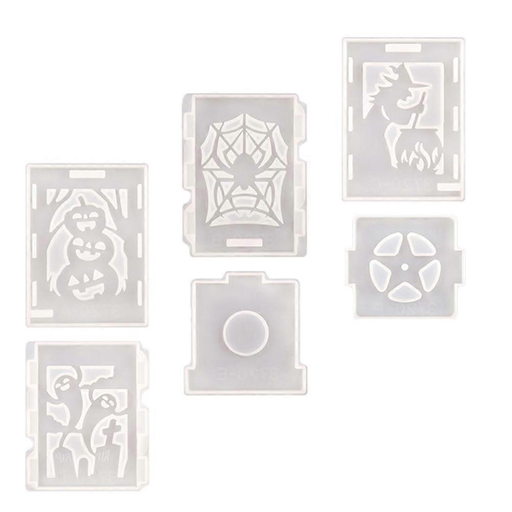 DIY Halloween Lantern Silicone Mold for Resin Craft 30Pcs Kit