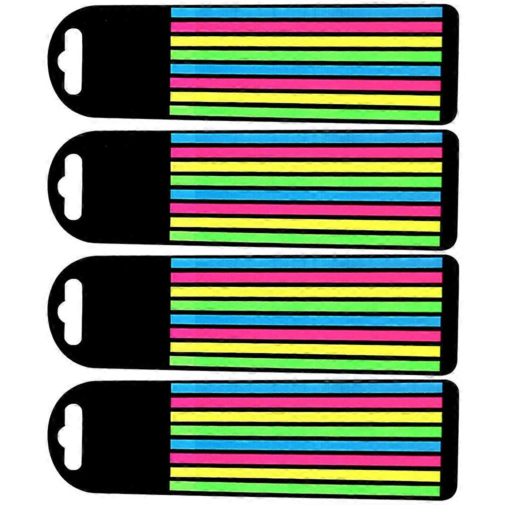 Professional Page Marker Fluorescent Colors Reading Assistance 4 Boxes For Teachers