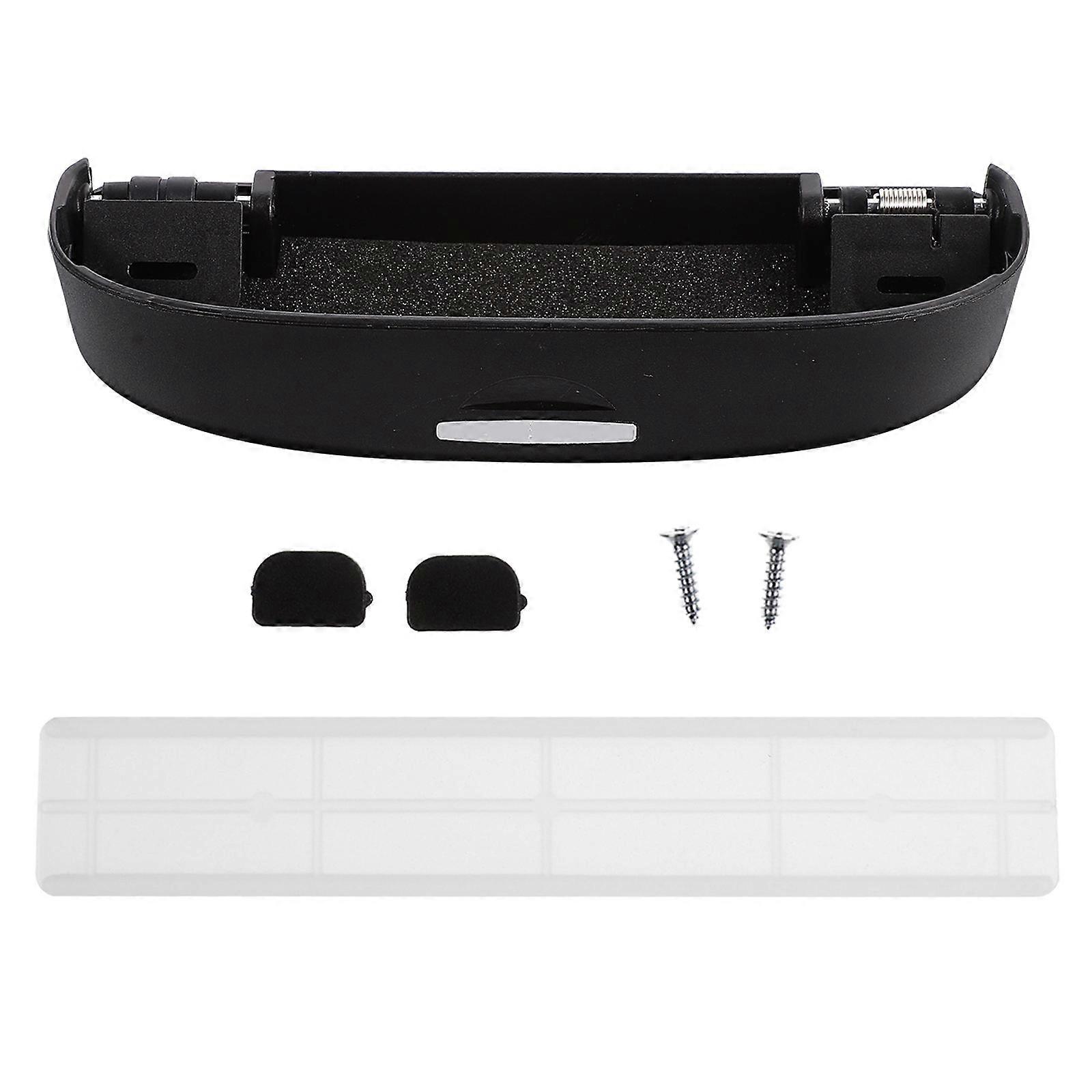 Multifunctional Sun Visor Organizer Eyewear Storage For Vehicle Accessories Black 1Pack