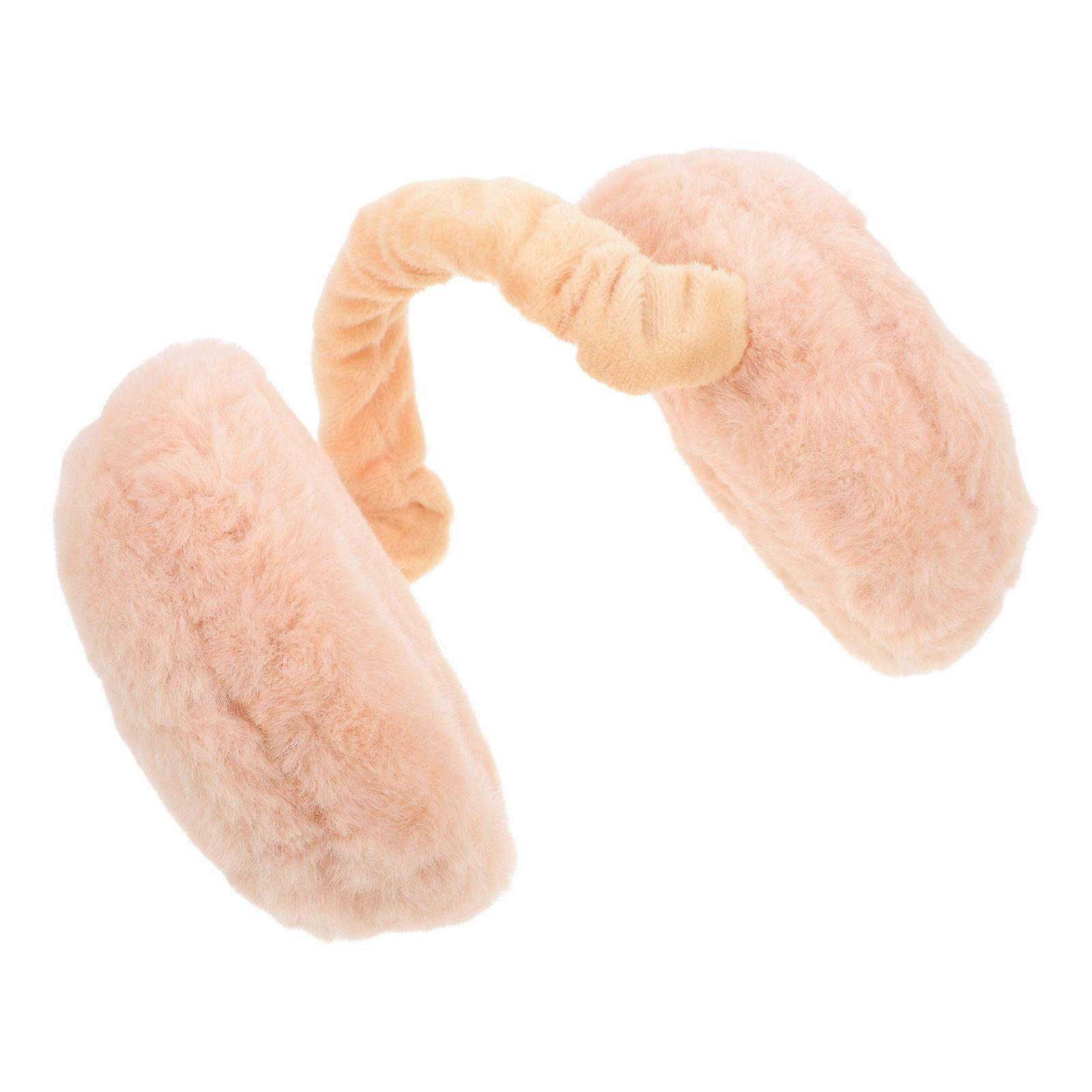 Ear Warmers Foldable Earmuffs for Keeping Ear Warm 3Pcs Beige Covers
