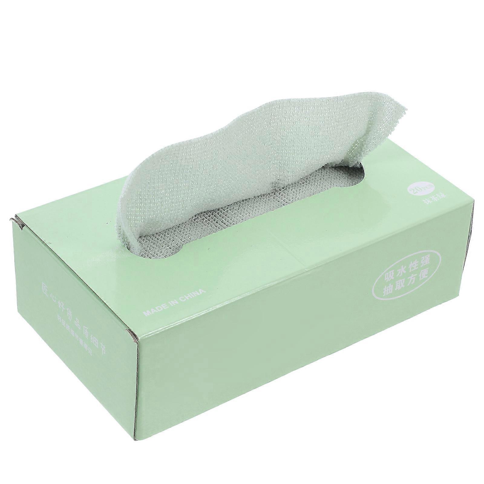 Cleaning Rags For Kitchen 4 Boxes Of High Absorbency Cloths Suitable For Commercial Use With Rectangular Shape