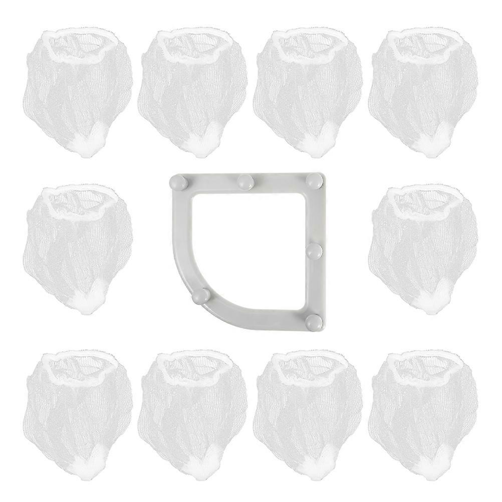 Kitchen Sink Strainer Mesh Bag for Drain Filtering with Rack 300Pcs