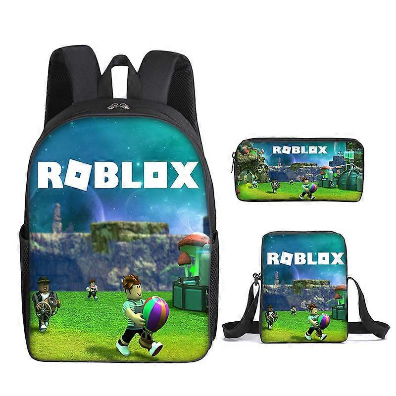 Sac à dos étudiant Roblox édition coréenne, sac à dos pour école primaire et secondaire, sac à dos tendance tendance, ensemble de 3 pièces