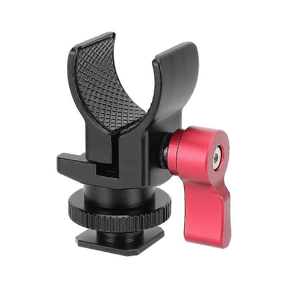 Super Clamp with Cold Shoe Mount Adapter with Screw Knob Feature 1/4-20 Mounting