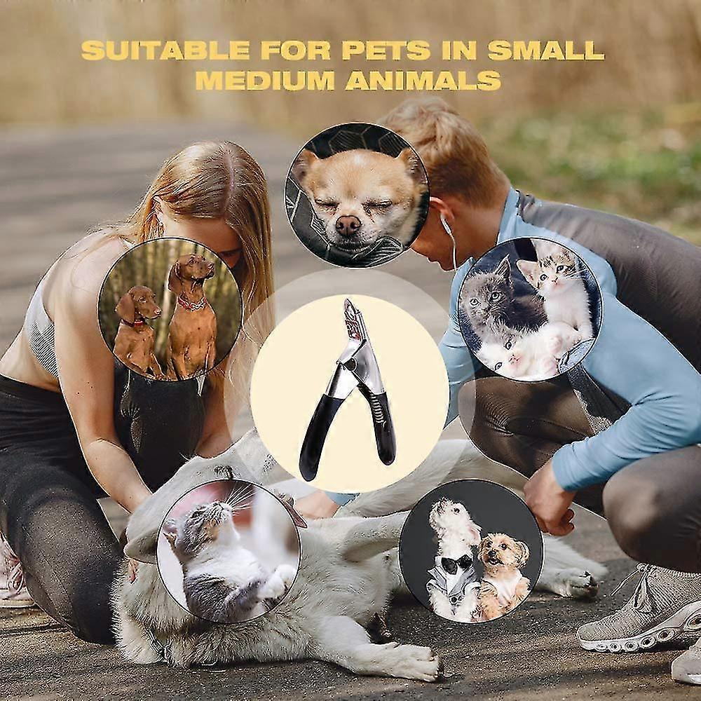 3pcs Dog & Cat Pets Nail Clippers With Protective Guard And Trimmers Professional Pet Cat Nail Clippers & Claw Trimmer