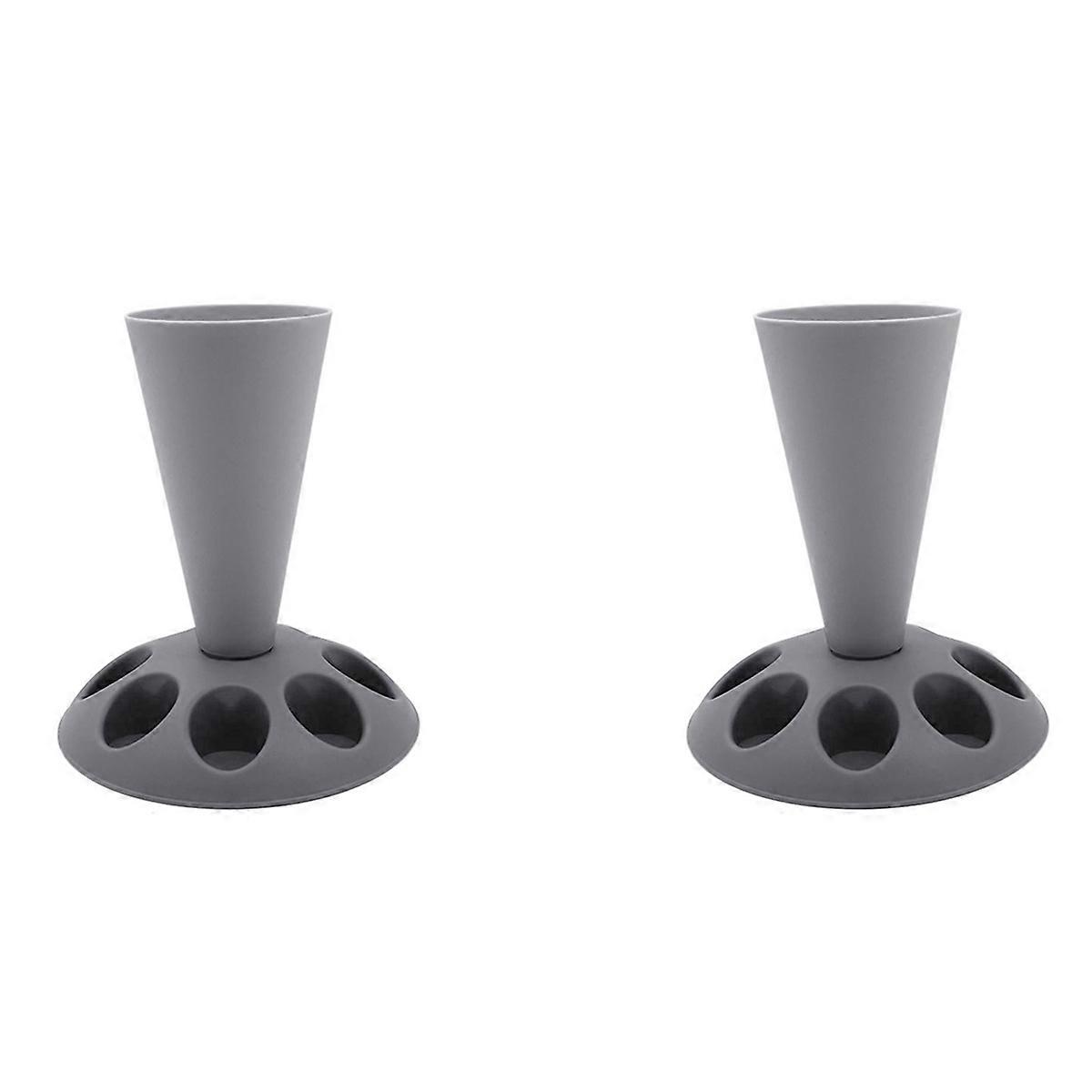 A-Piping Bag Stand, with 8 Slots Nozzles, for Cake Decorating Kit