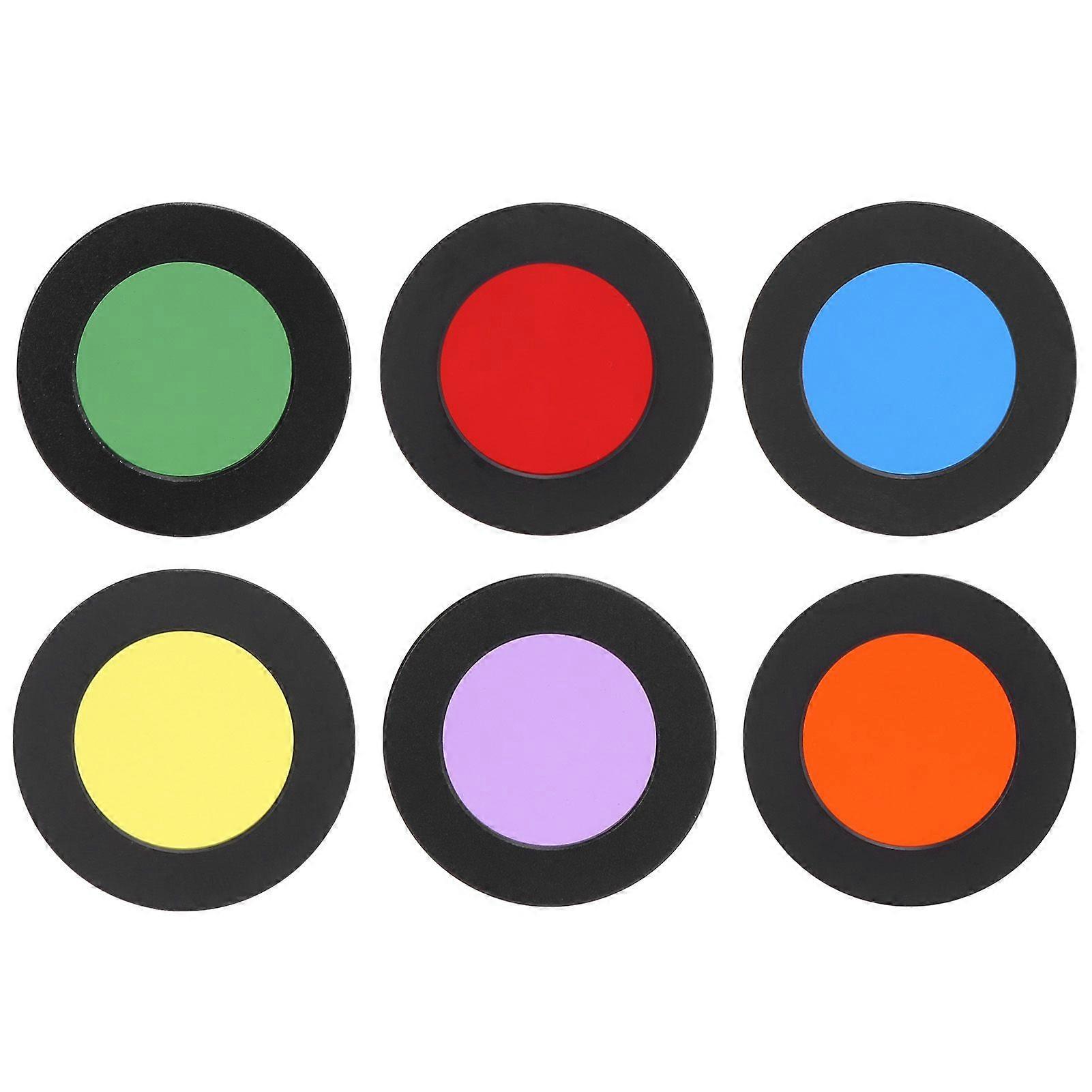 6pcs/set Astronomical Telescopes Eyepiece 1.25 Inch Ocular Lens Planets and Nebula Filter