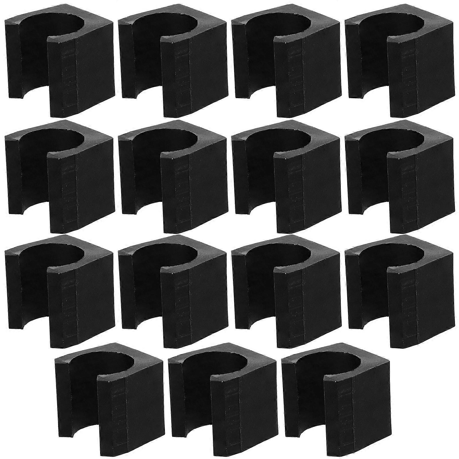 Wall Pole Clip Fishing Rod Holders 30 Pcs Durable Adjustable Width Perfect For