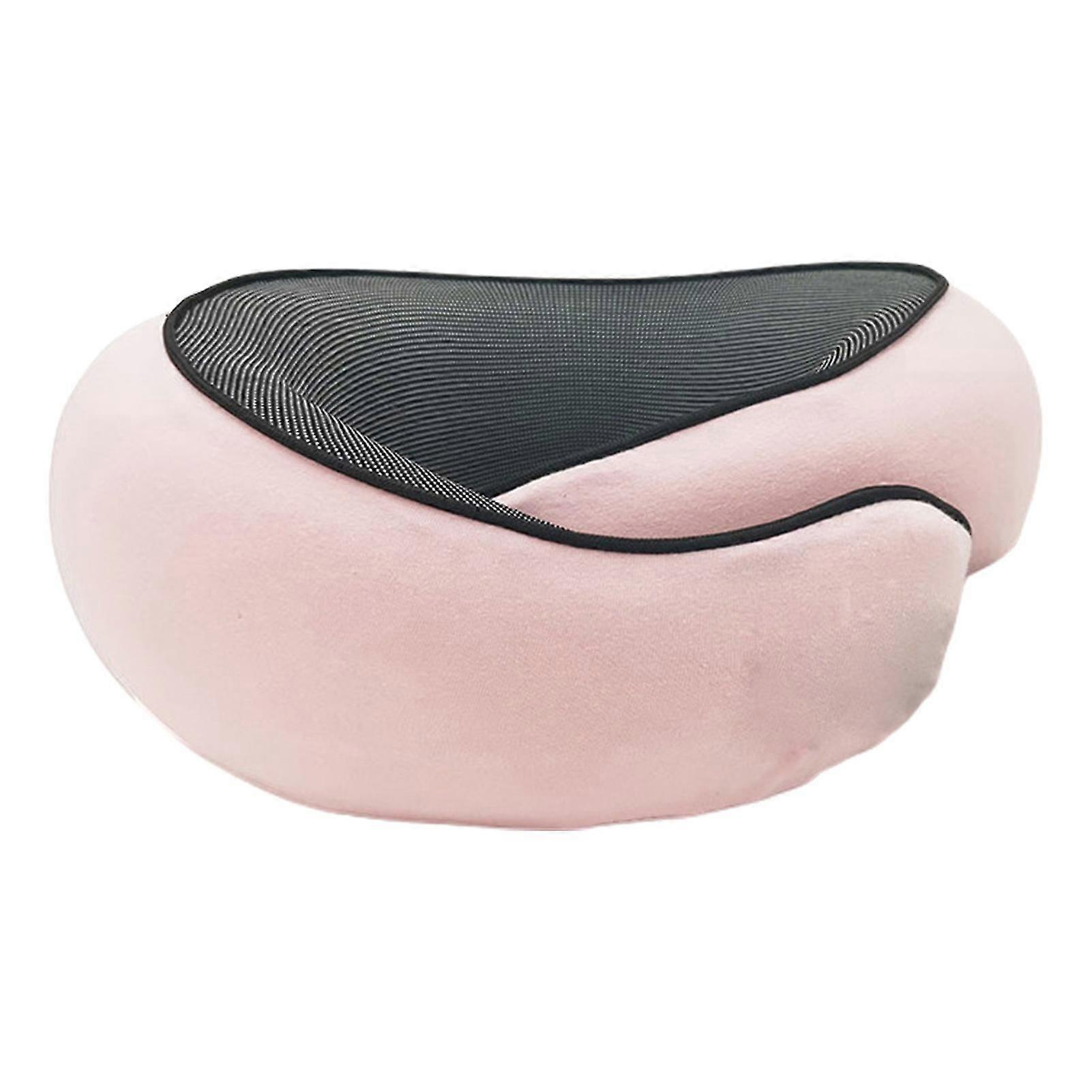 Memory Foam Travel Neck Pillow 360 Degree Support U-Shaped Airplane Pillow with Adjustable Fastener Tape Nap Pillow