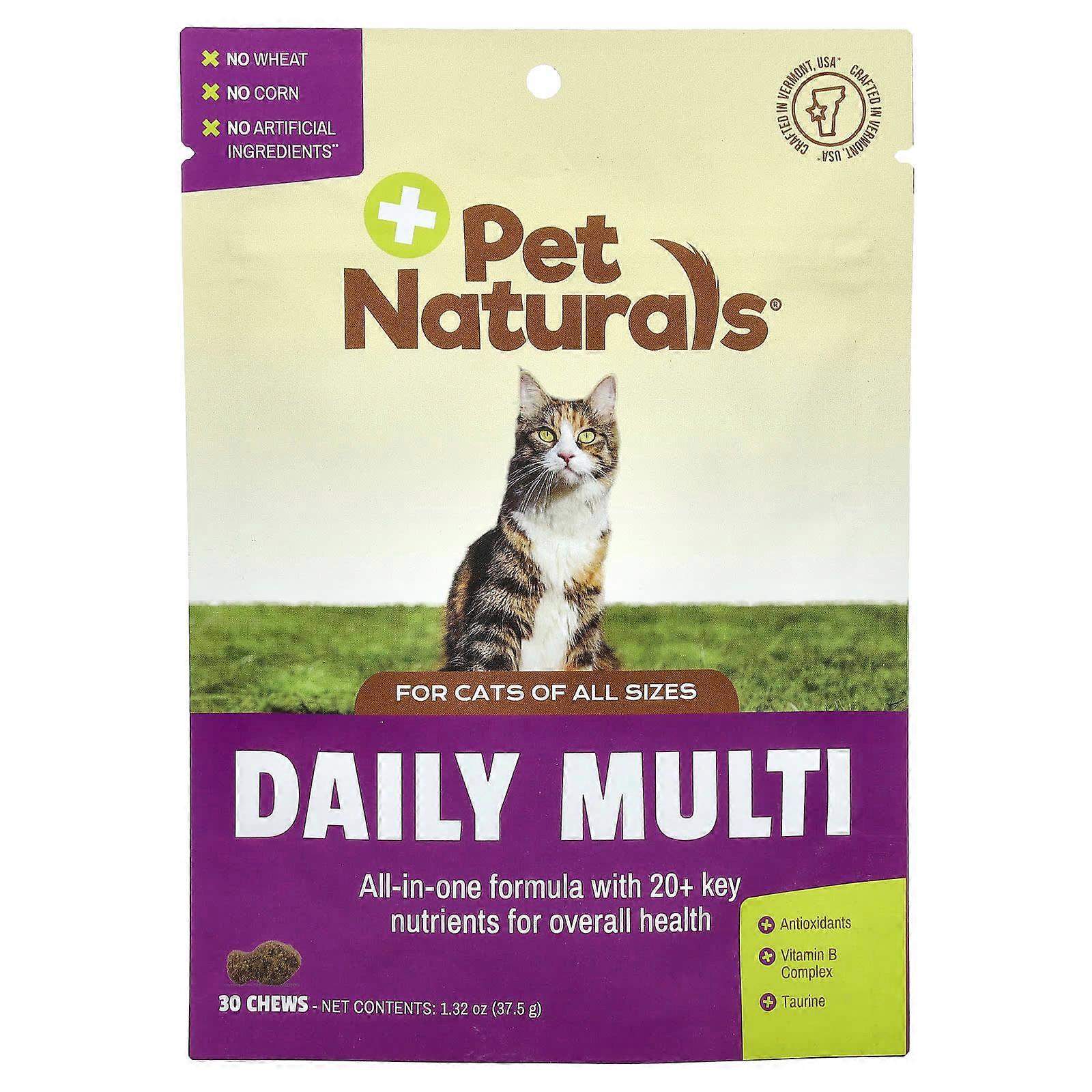 Daily Multi, For Cats, All Sizes, 30 Chews, 1.32 oz (37.5 g)
