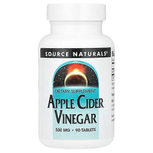 Source Naturals, Apple Cider Vinegar, 500 mg, 90 Tablets