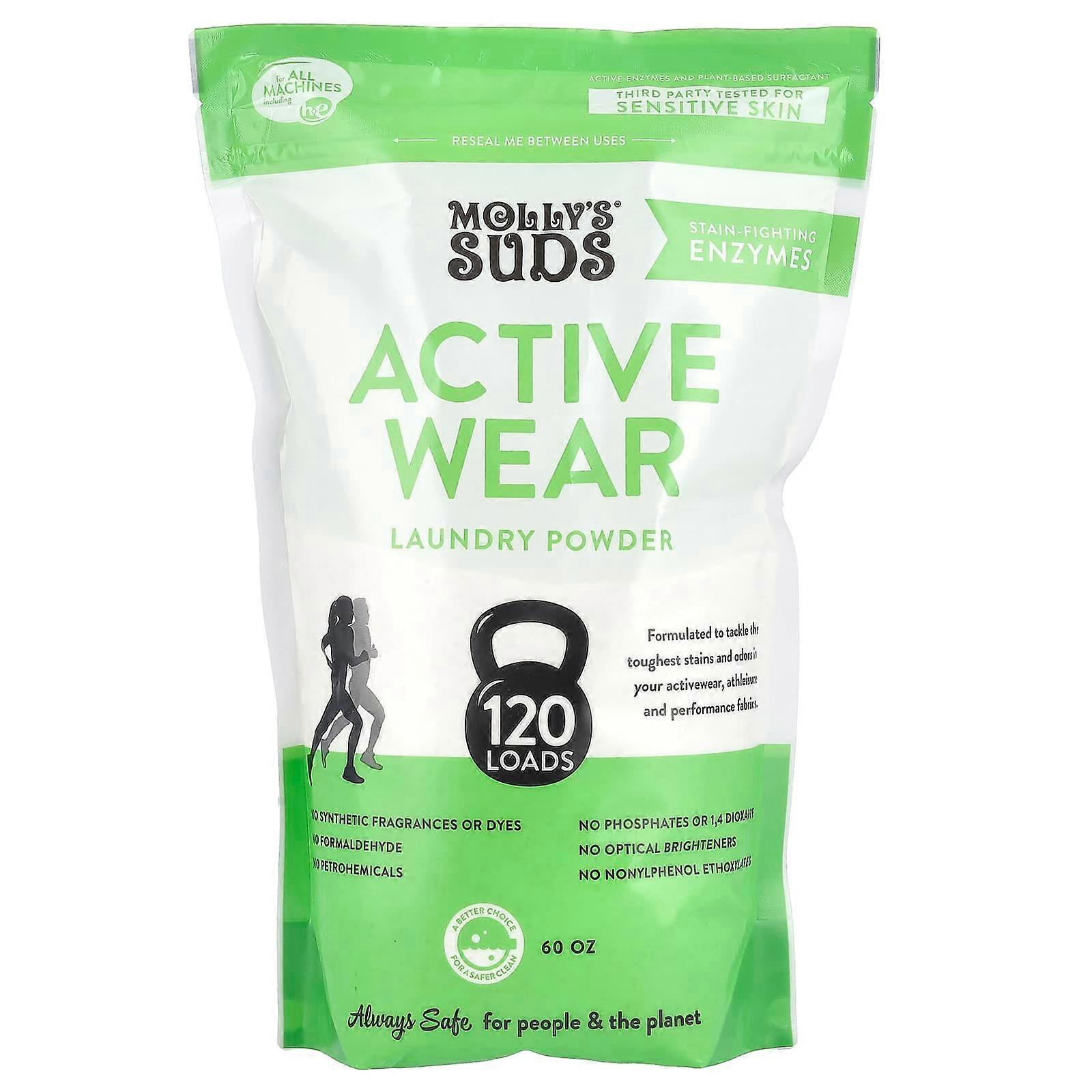 Activewear Laundry Powder , 120 Loads, 60 oz