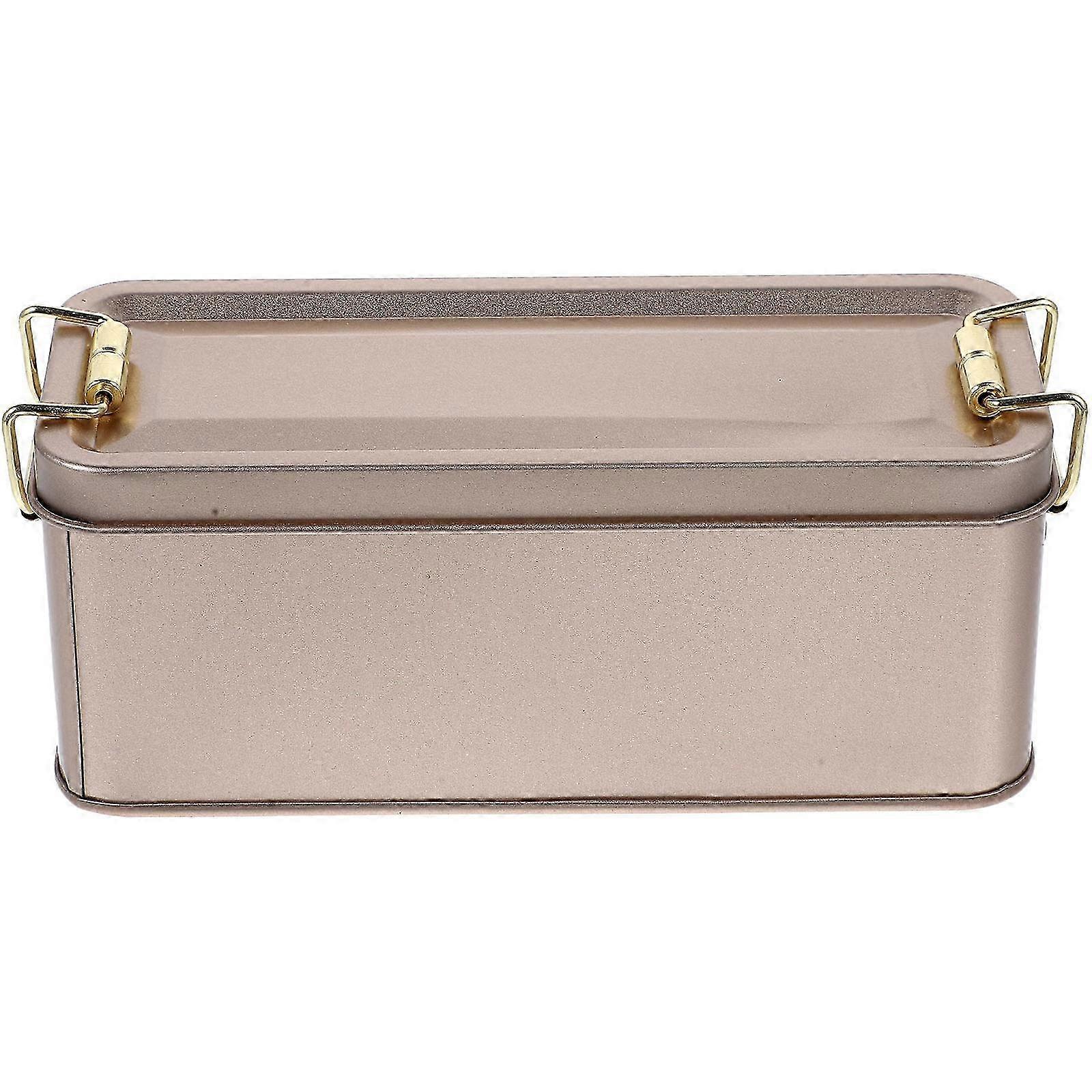 Vintage Tinplate Storage Box Cookie Storage Case Cookie Container Tinplate Cookie Case 25-26s