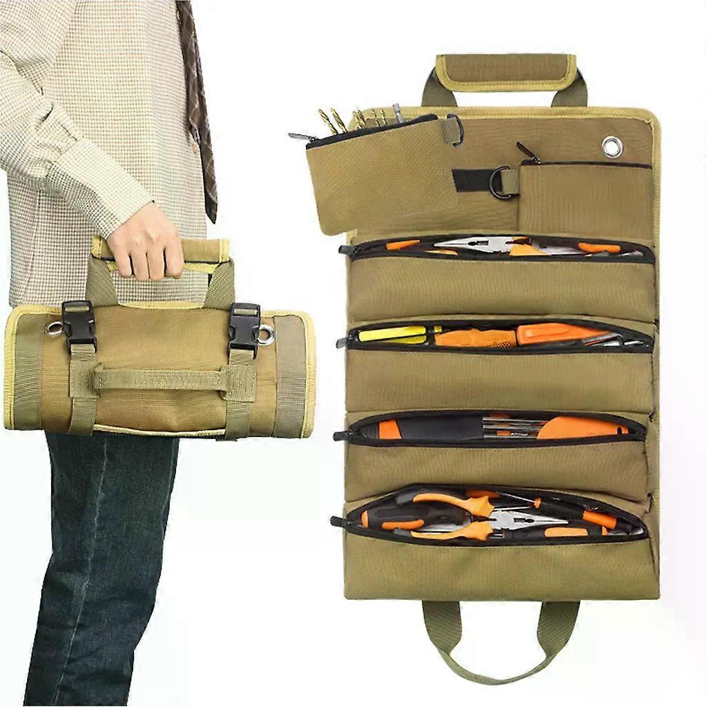 Organizer tool bag tool roll bag, tool bag, rollable small tool box, robust tool