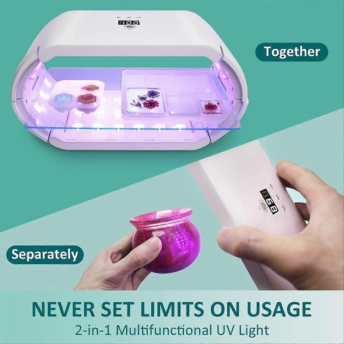 Enhanced Uv Light with Digital Display Timer 48 LED Uv Light,EU Plug