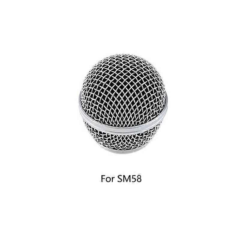 Replacement Microphone Grilles for Shure Beta58A SM58 87A Microphone Replacement Head Steel Mic Head Part Replacing Accessories