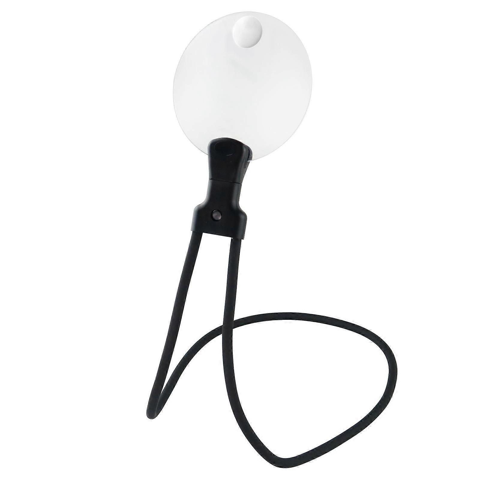5/10X Multi-Function Desktop Magnifying Glass 5/10X Hanging (Black)