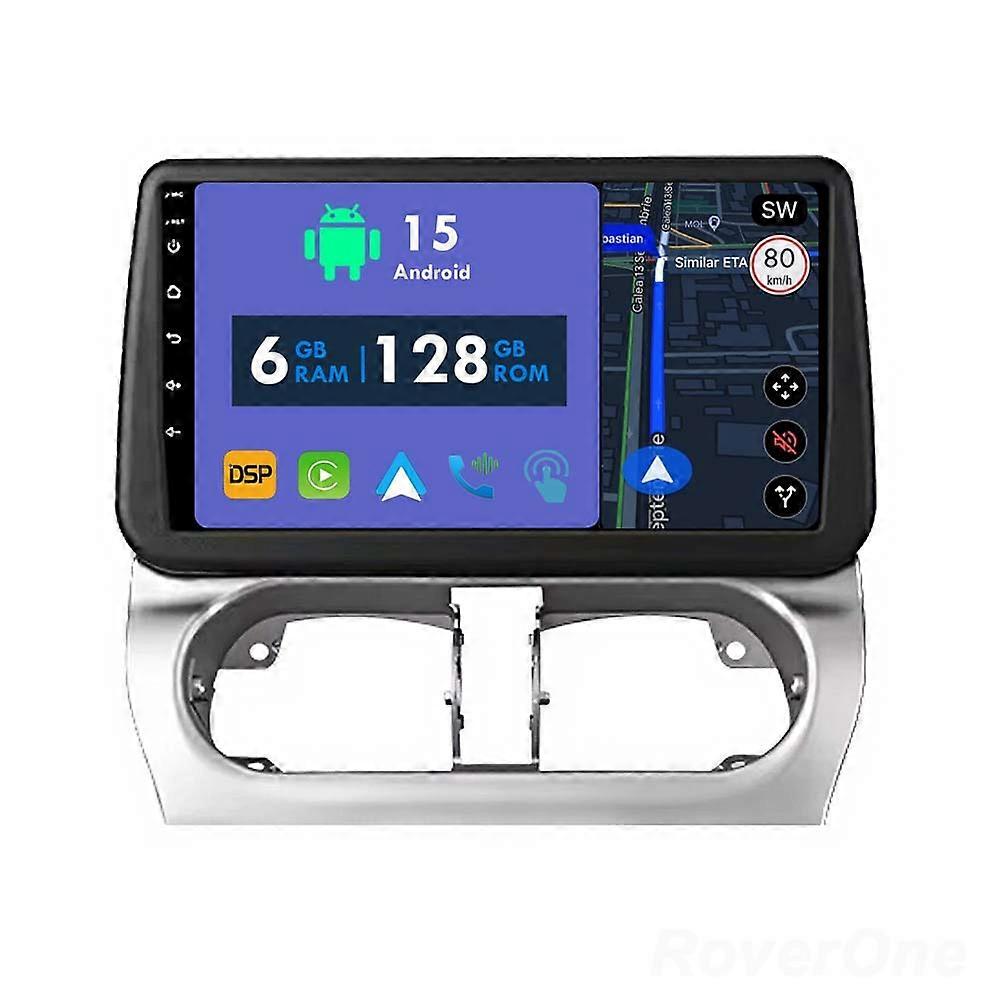 Car Radio 6G+128G CarPlay GPS Navigation Head Unit for Opel Vauxhall Combo Corsa Tigra 2001-2011 Android Auto Bluetooth Stereo Touch Screen