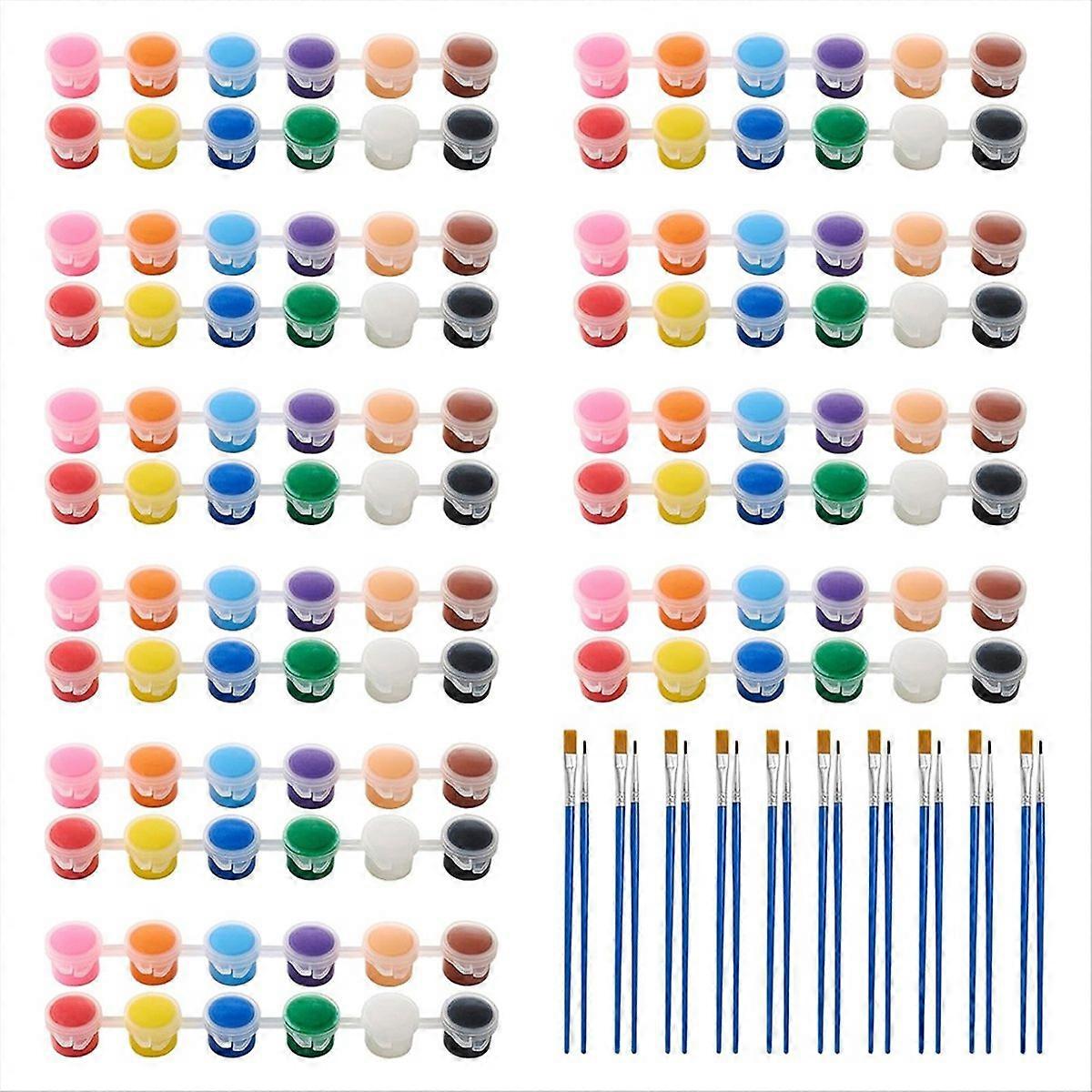 Mini Acrylic Paint Set 10 Pieces, Kids Paint