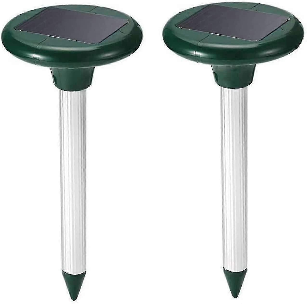 Ultrasonic Rat Repeller - 2-Pack - Solar Powered - Get Rid of Rats in 48 Hours