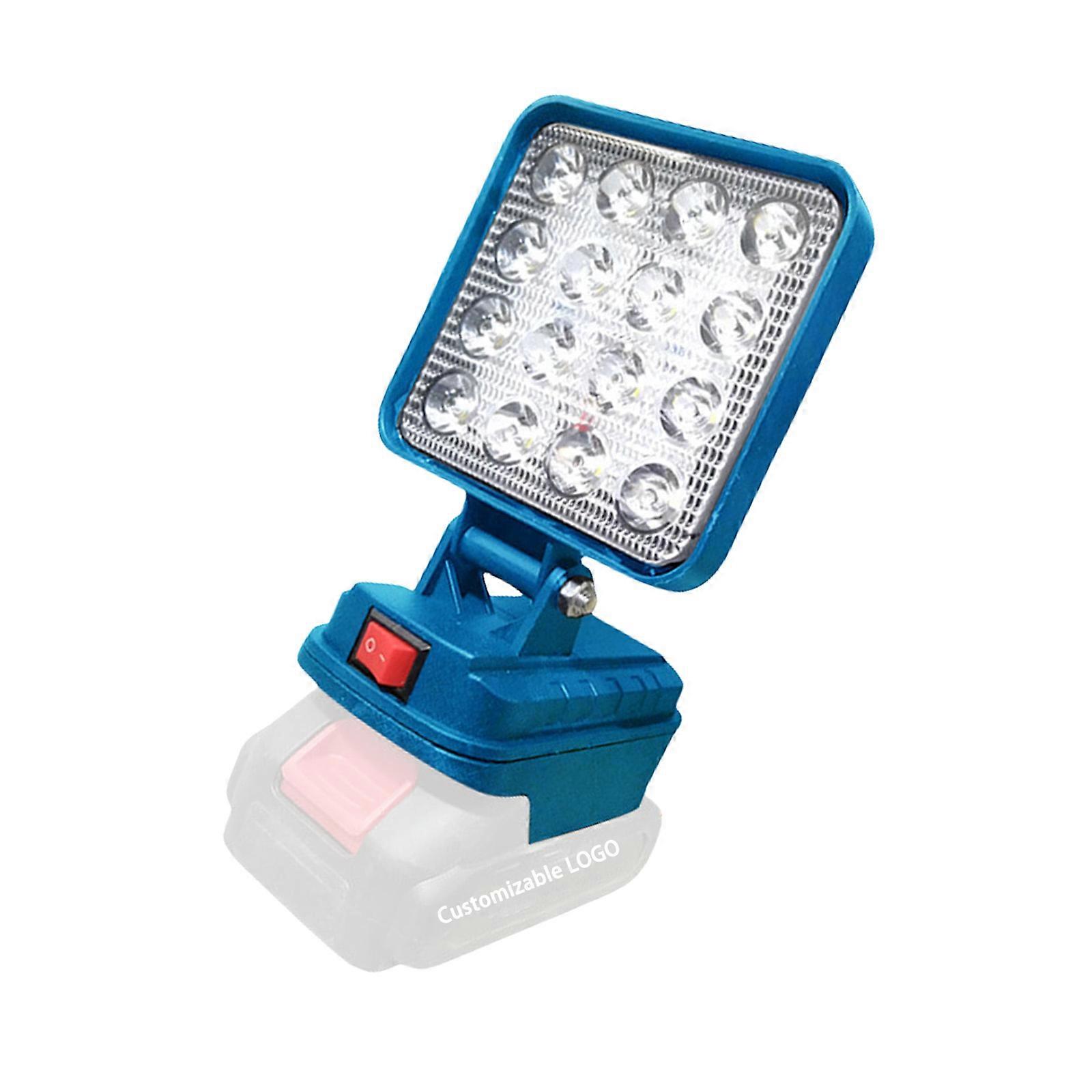 LiBattery LED Work Light USB Charging For 14.4-20V Battery Cordless Lighting Tool USB Power Supply for Outdoor Activity Multicolor