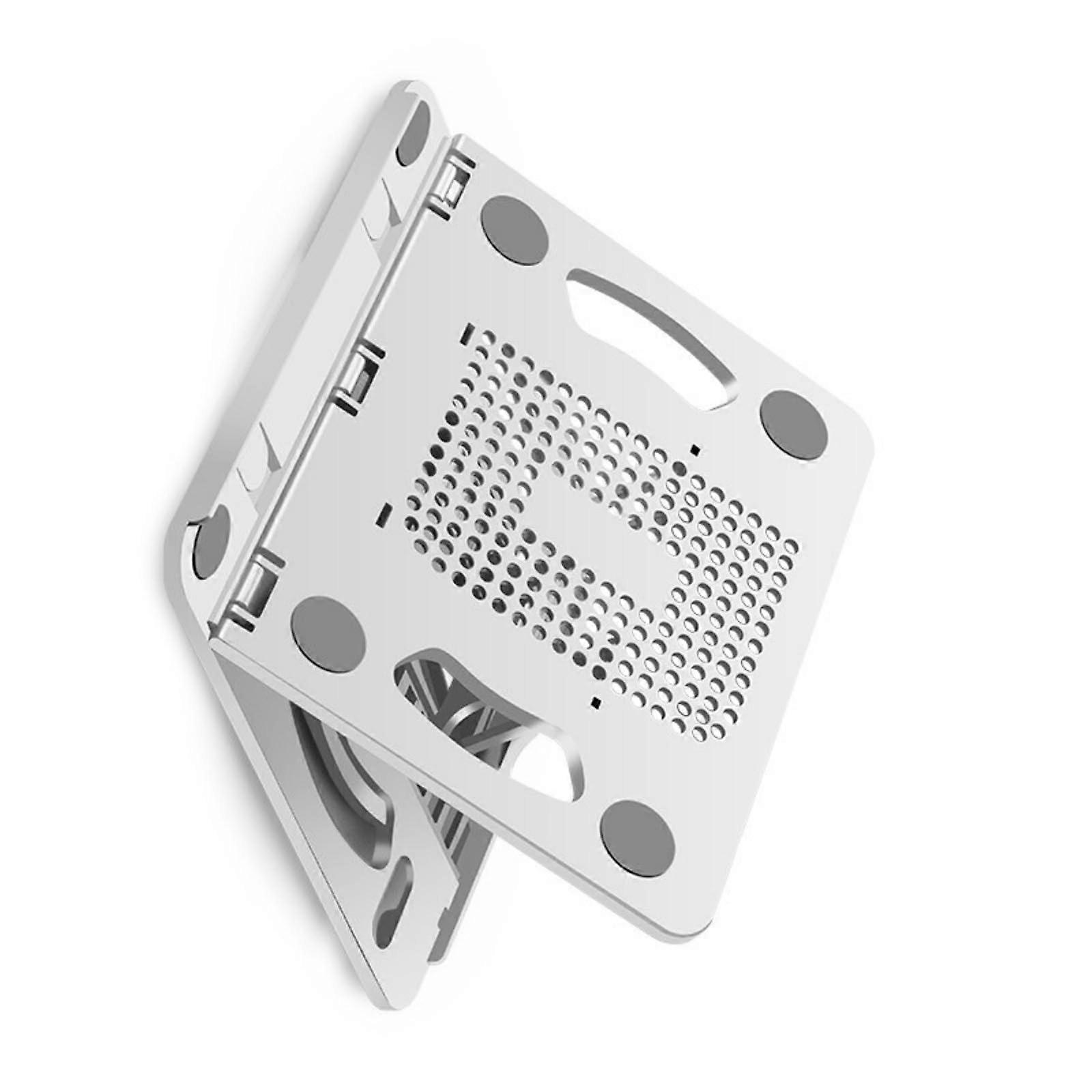 Laptop Stand For Desk Portable And Adjustable With 360Degree Rotating Base Holds Laptops And Notebooks White