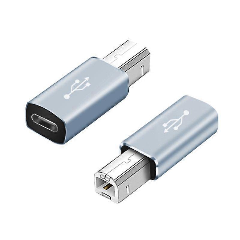 USB C Female to USB Type C Adapter for Laptop Tablet Type C Printer Scanner