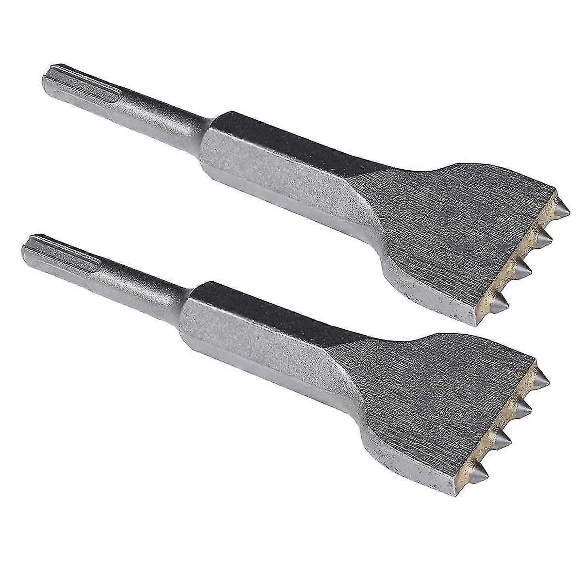 5 7/8 Inch Sds Plus Tuckpointing Mortar Raking Bit Brick Removing Chisel Bit, 4 Tips Concrete Repai