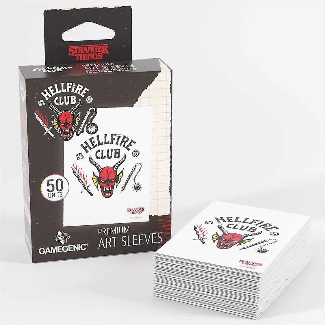 Gamegenic Stranger Things - Hellfire Club Art Sleeves Hellfire Club