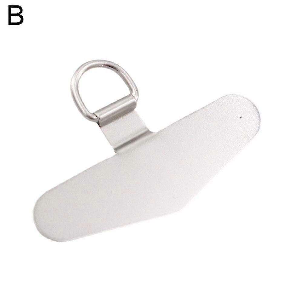 Stainless Steel Phone Lanyards Gasket Patch Universal Ultra Thin Durable Tab