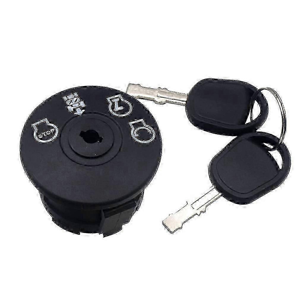 7-Terminal Starter Ignition Switch with Keys for Lawn Mower, Tractor - Portable Replacement
