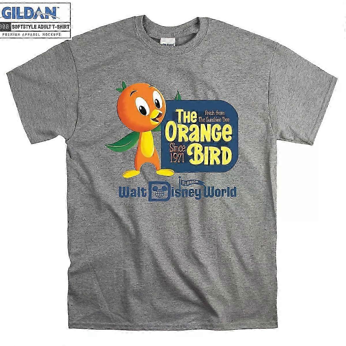 Vintage D Orange Bird T-shirt