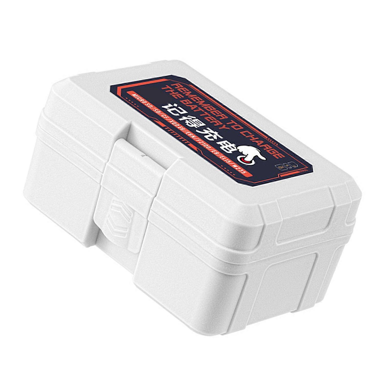 Travel Camera Battery Case Box Locking Mechanism Prevents Accidental Spills And Damage During Outdoor Use  cool gray