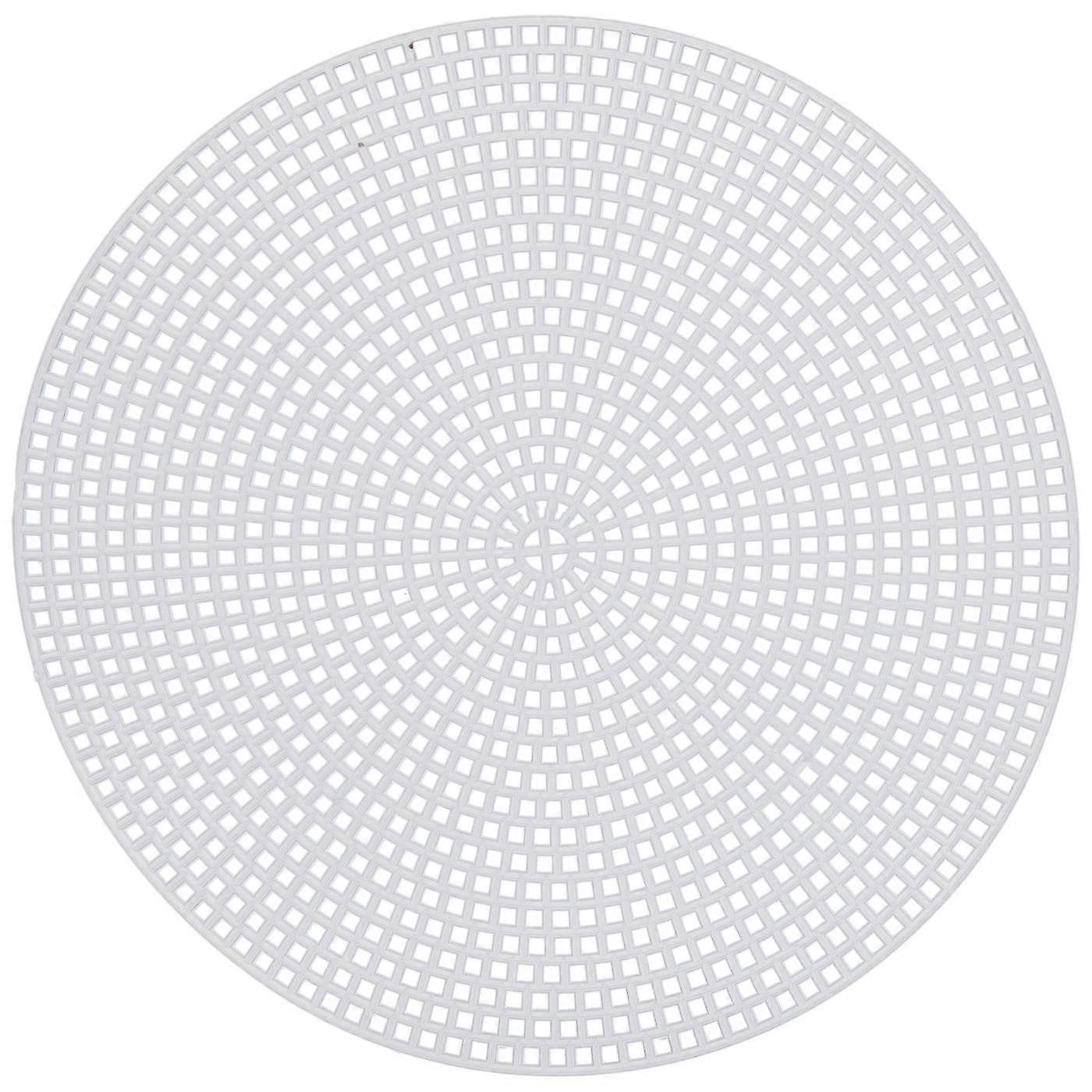 Yarnology 7-mesh Circle Plastic Canvas Shape, 6